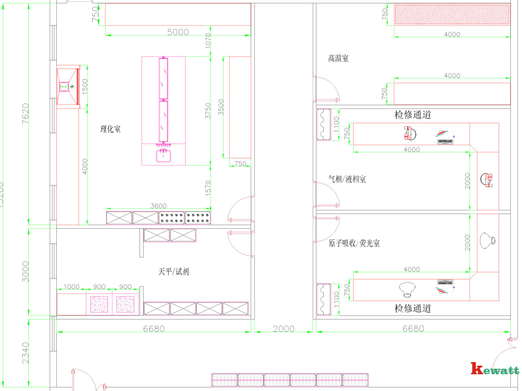 生物安全实验室整体设计图