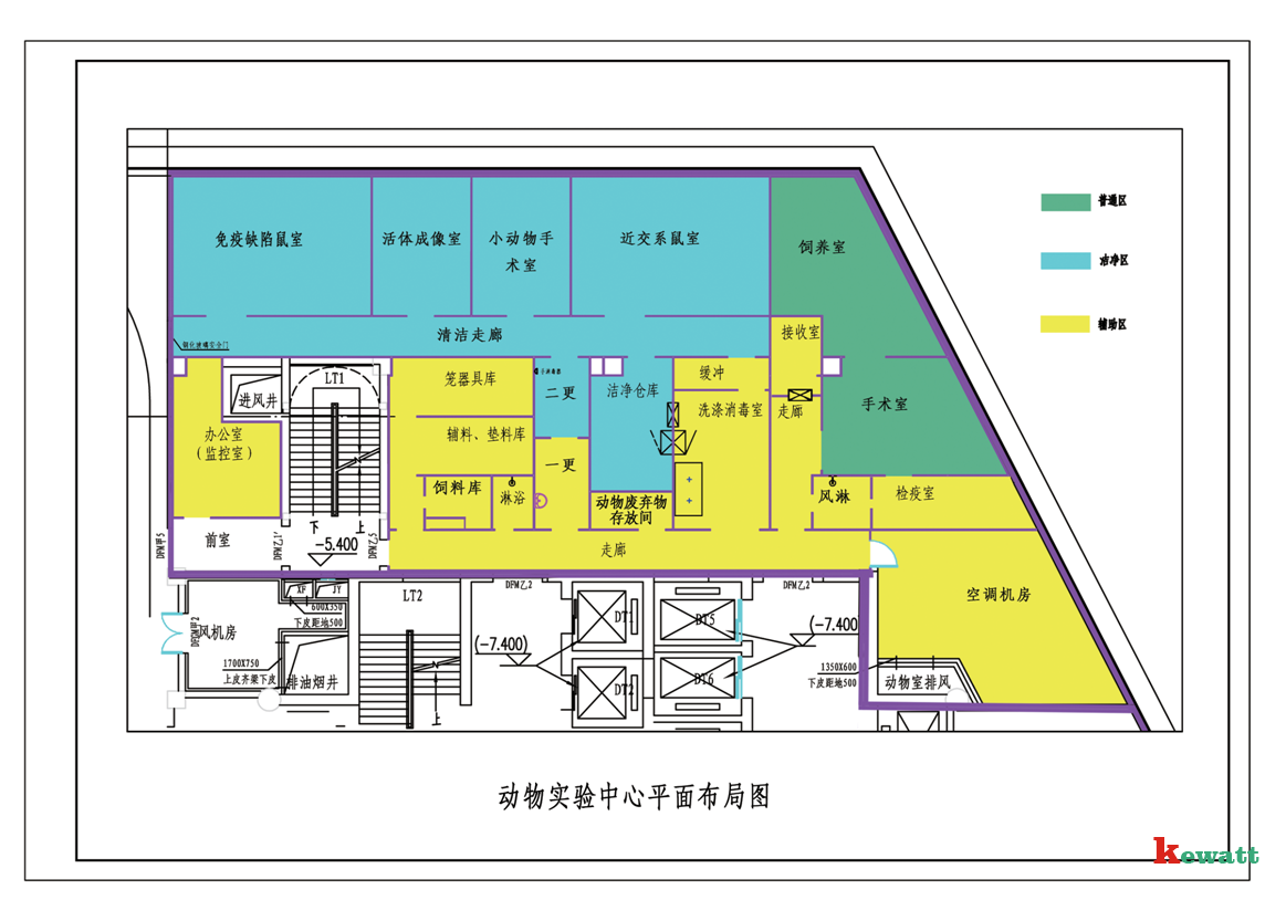 动物实验室平面设计图