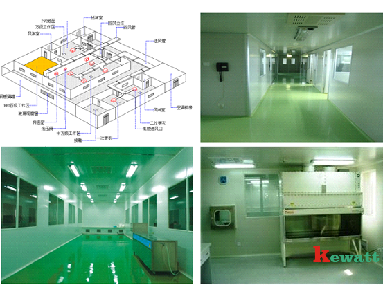 洁净实验整体结构图和效果图展示