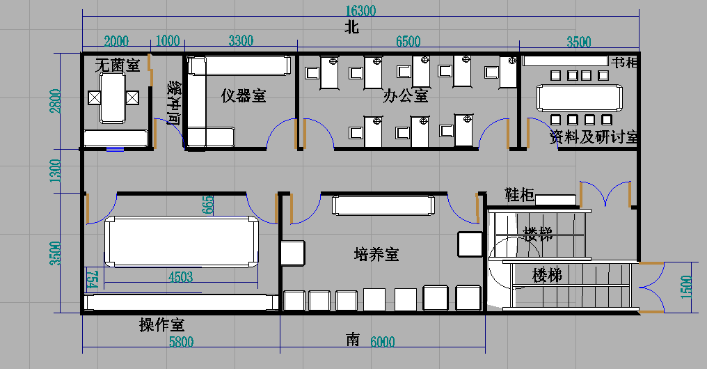 药厂整体实验室设计图