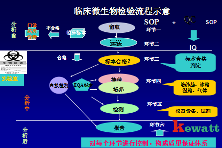 微生物实验室检验流程图